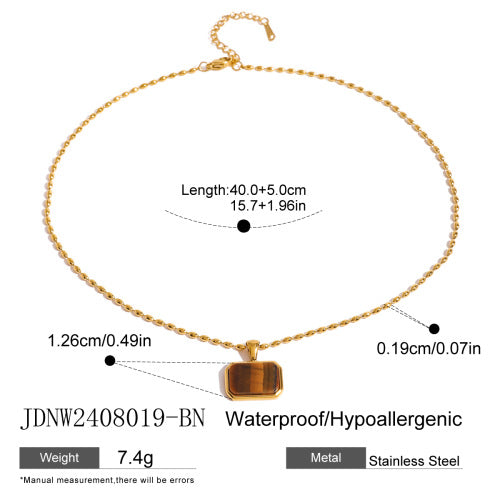 Tiger Eye Gold Ring Set - Multi-Style Boho Statement Rings for Women