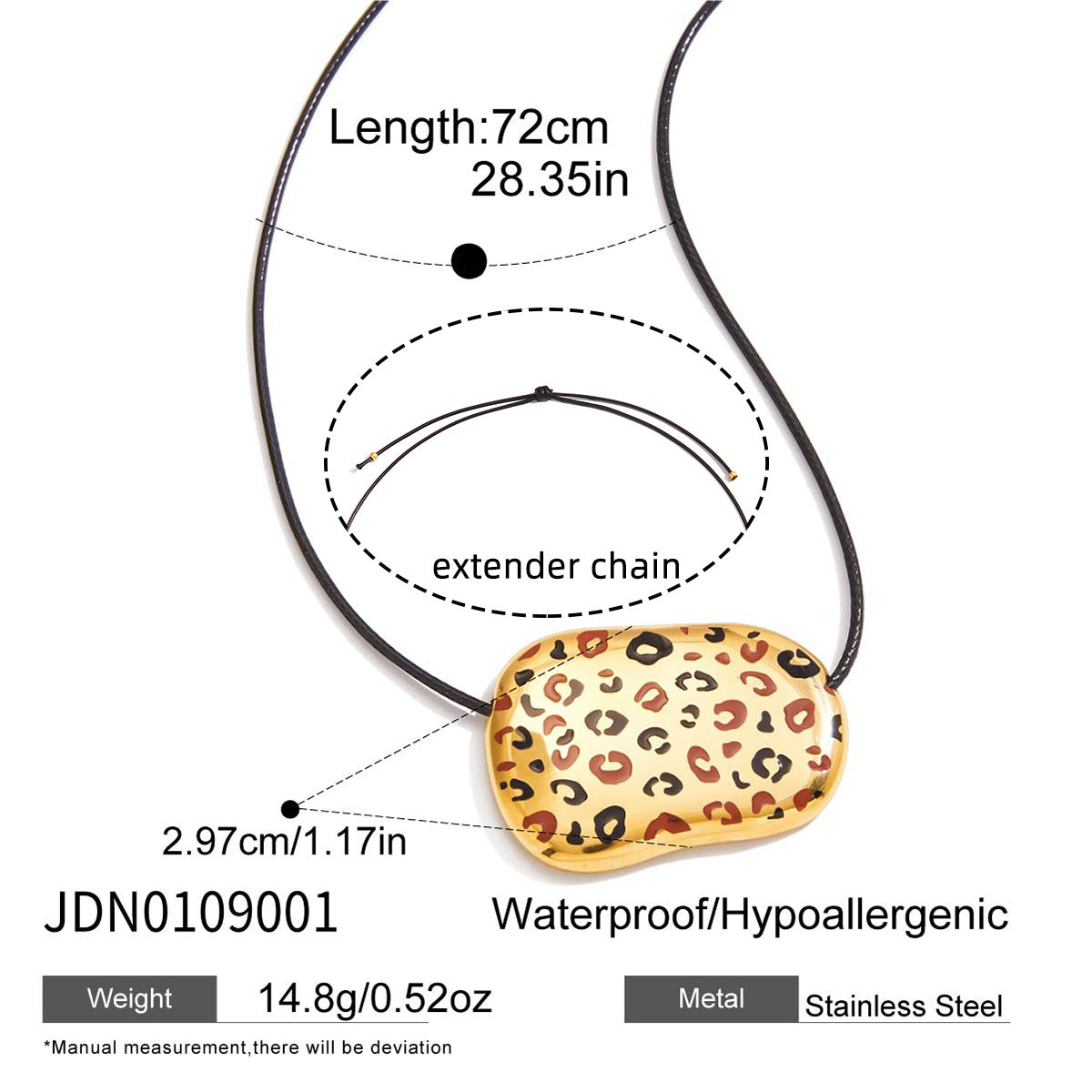 Gold/Silver Irregular Pendant Leather Cord Necklace Set - Heart/Ring Minimalist Statement Jewelry for Women