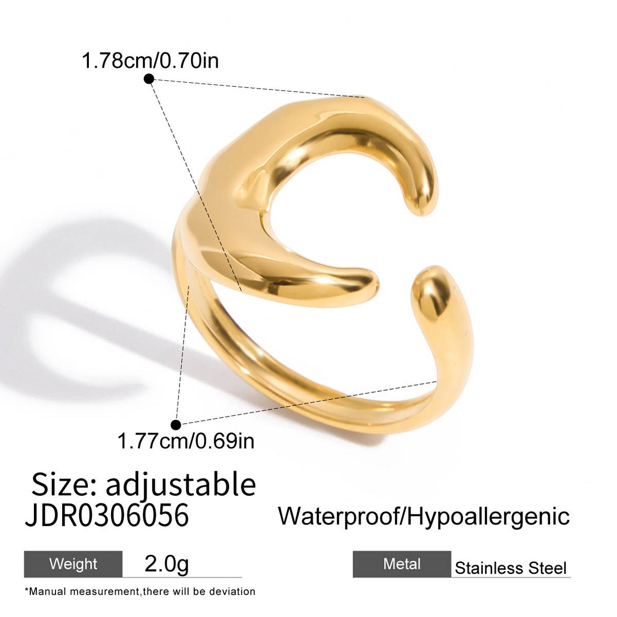 Gold Vintage Celestial Ring Set - Multi-Style Star Moon Pearl Statement Rings for Women