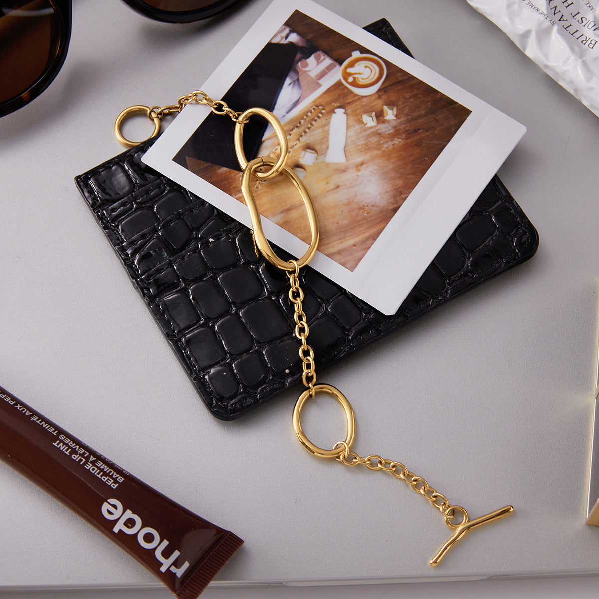 Gold Evil Eye Turquoise Jewelry Set - Layered Bracelets (Chain/Cuff) & Statement Ring | Boho Chic Statement Accessories for Women