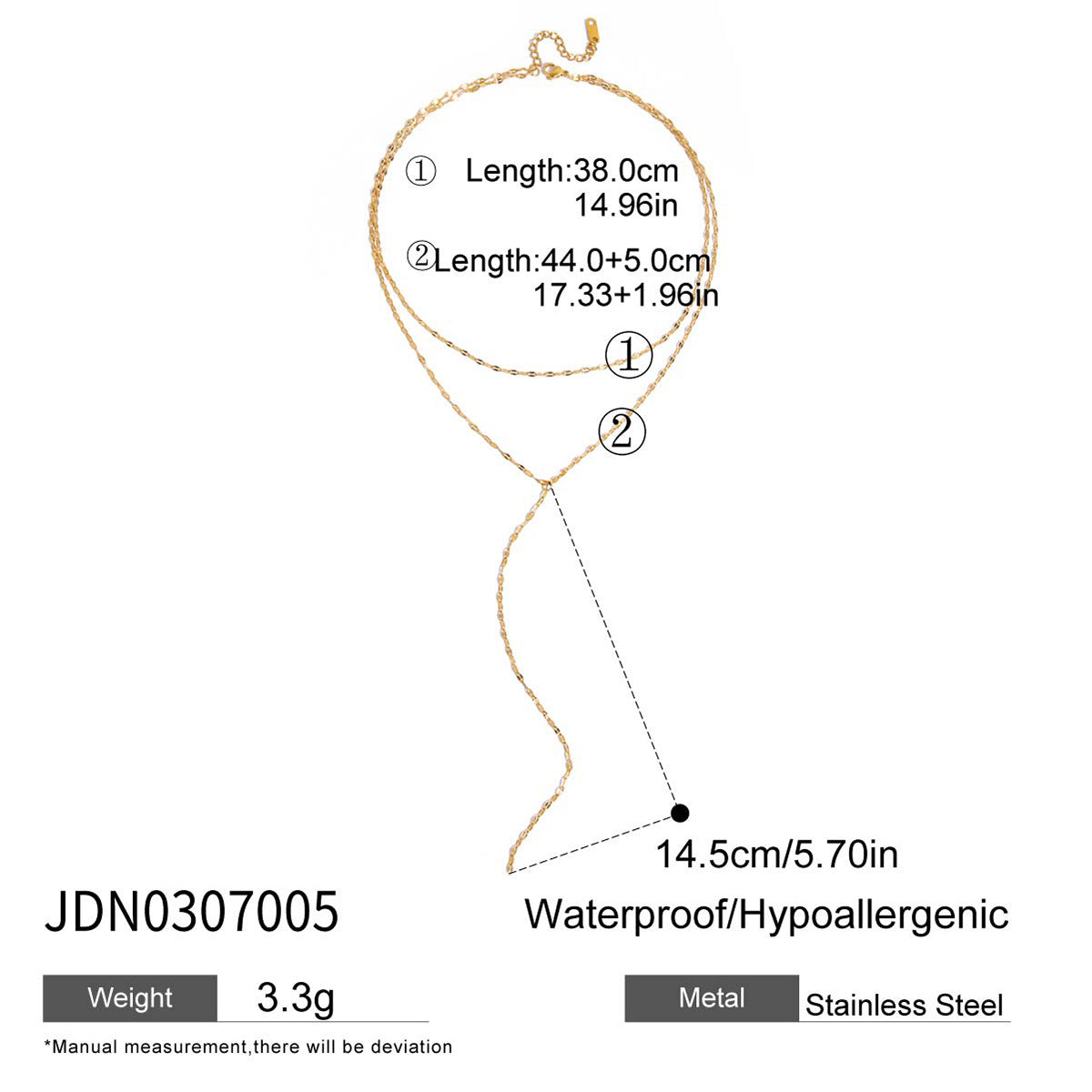 Layered Gold Statement Necklaces Set - Y2K Inspired Dainty Chains with Heart, Teardrop & Geometric Pendants for Trendy Women's Fashion