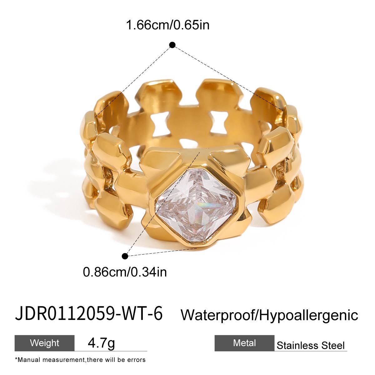 Vintage-Inspired Gold Ring Set - Mixed Gemstone, Pearl & Heart-Shaped Statement Rings for Women