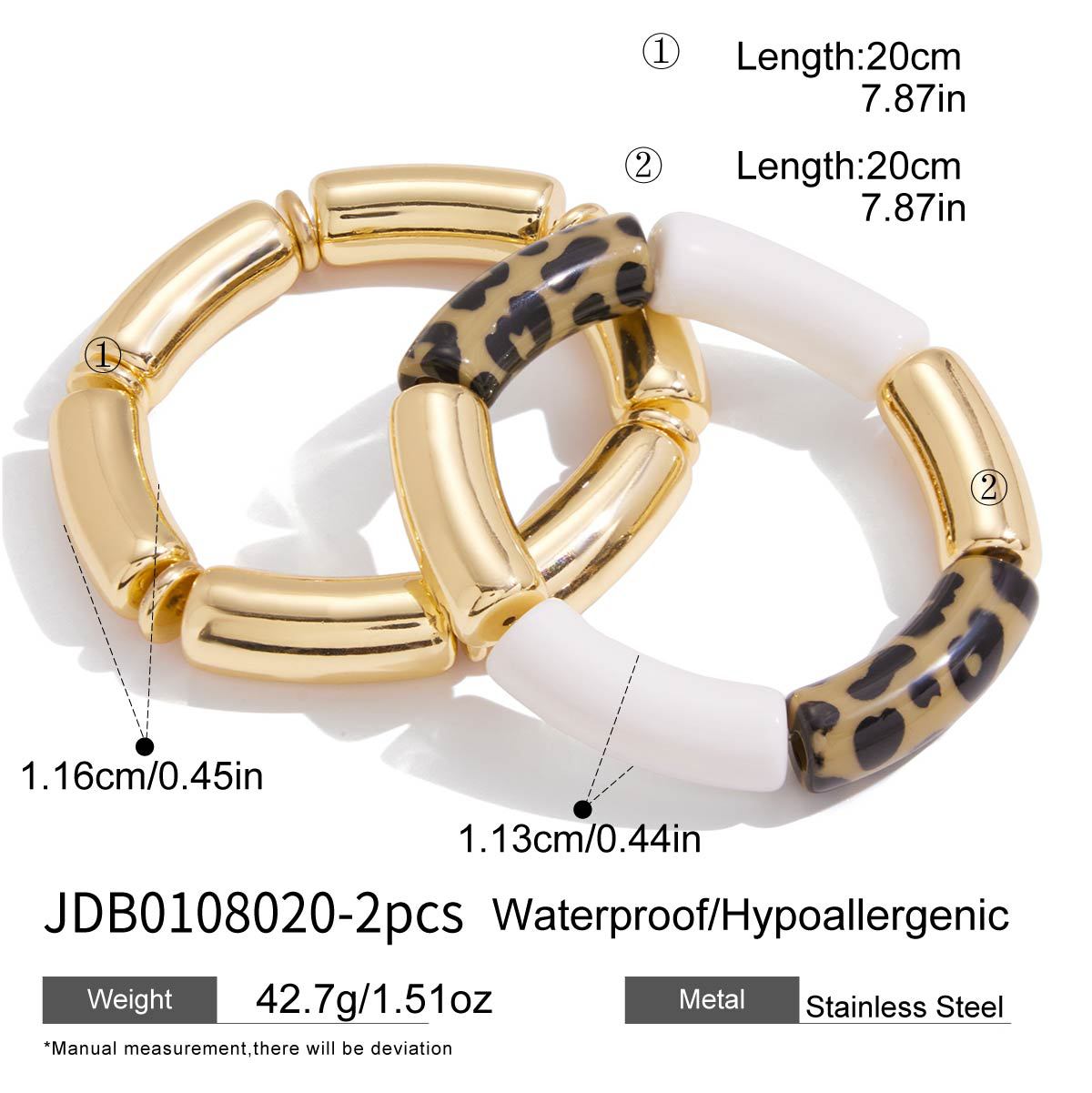 Maillard Color Scheme Stackable Bracelet Set | Acrylic & Gold-Tone Metal Vintage Trendy Bracelets | Assorted Leopard Print & Solid Design Chunky Cuff Bracelets for Women | Fashion Daily Wear & Party Stacking Jewelry