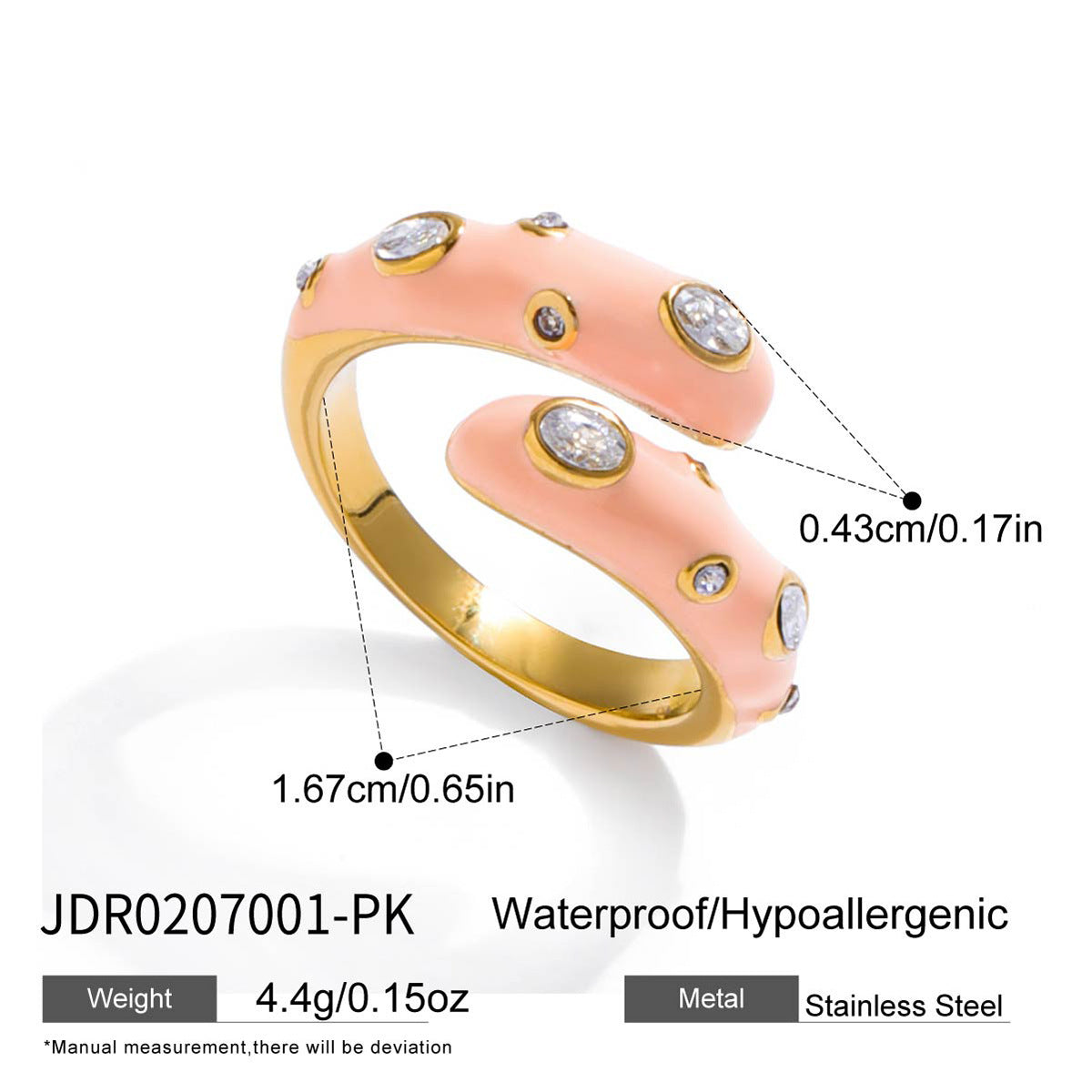 Gold Evil Eye Teardrop Ring Set - Turquoise/Pearl/Tiger Eye/Abalone Shell Stackable Statement Jewelry for Women